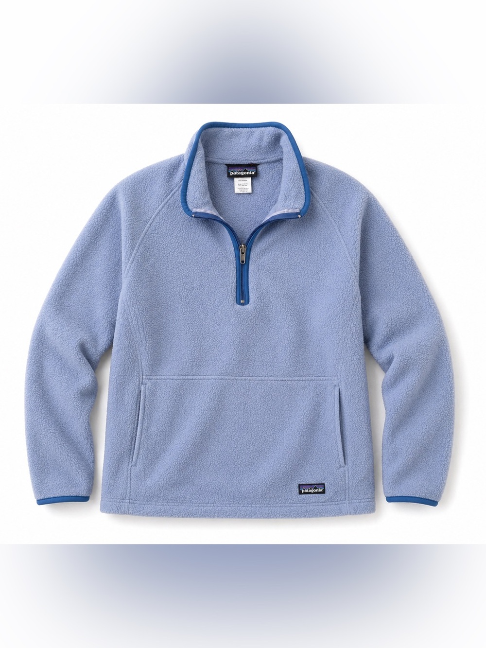 Vintage Patagonia Synchilla Marsupial Fleece Pullover Blue Size M Y2K